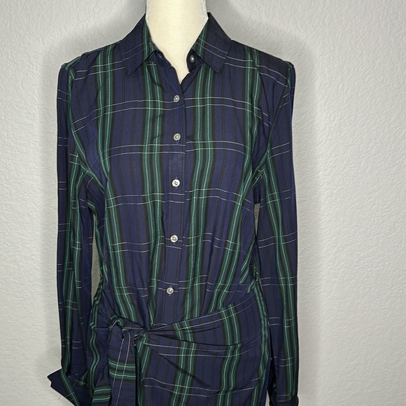 UNTUCKit Devon Plaid Shirt Dress 6 - Picture 6 of 14